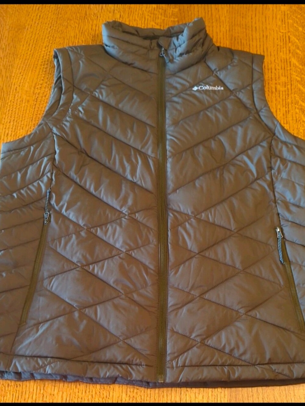 Columbia │Heavenly Thermal Reflective Omni Heat Vest │ WW0009 │ Olive Green │ 1X
